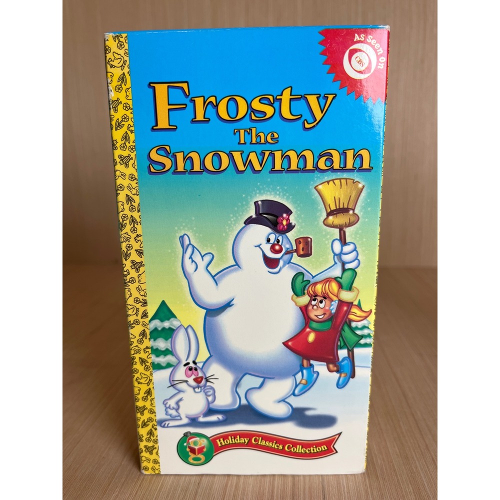 Frosty The Snowman VHS Retro Golden Books Holiday Classics 90s Collection Tape